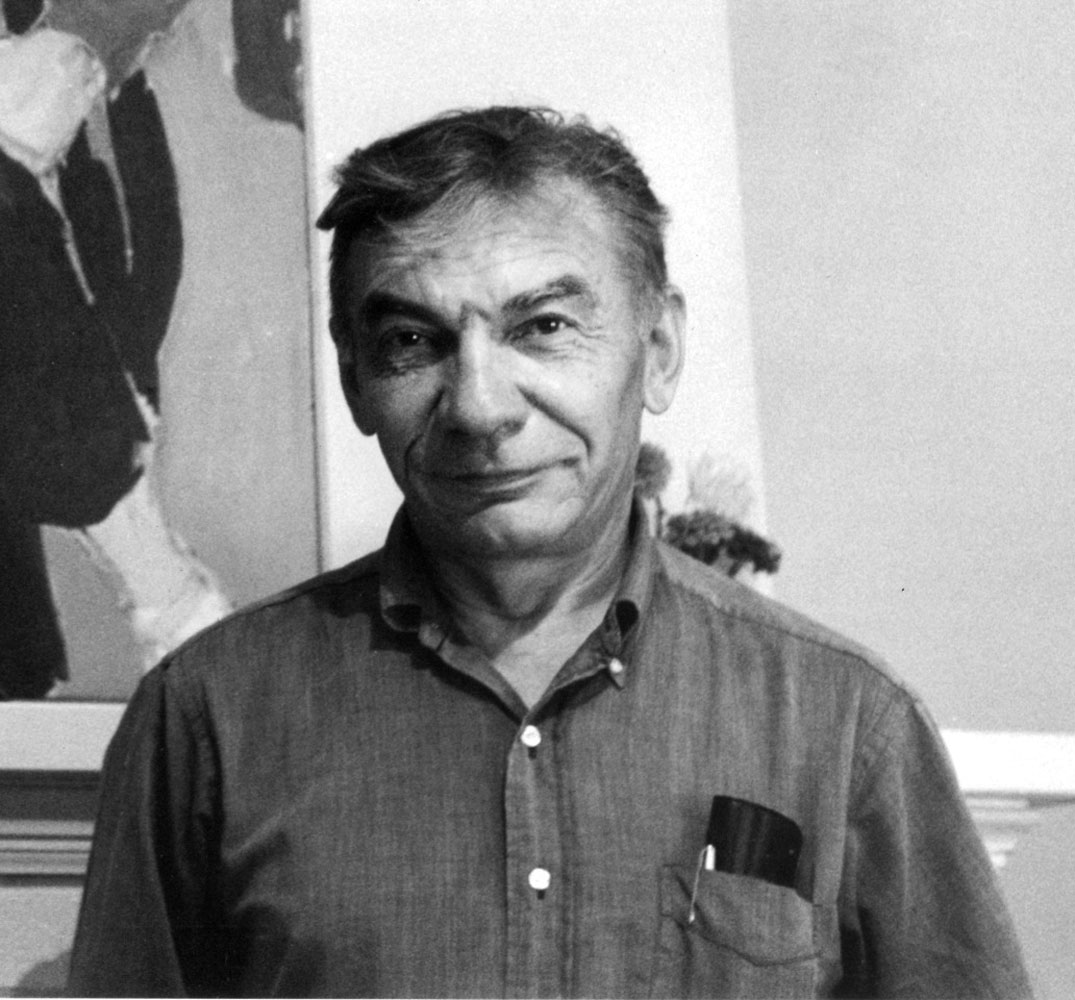 Zygmunt Haupt w swoim domu w Arlington, Wirginia, 1963-1964, fot. Arthur Haupt